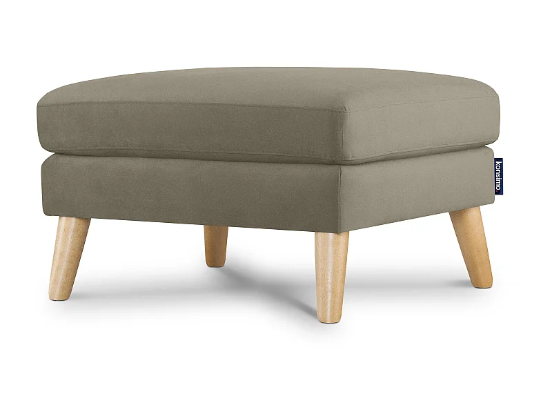 Sitzhocker Pouffe - beige - TAGIO