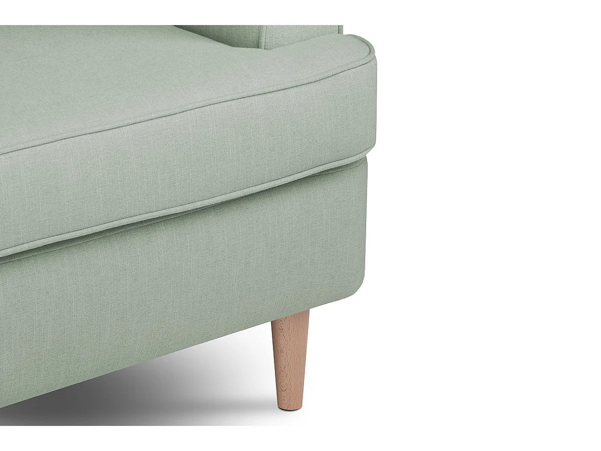 Sitzhocker zeitloses Design hohe Füße - hellgrün - STRALIS