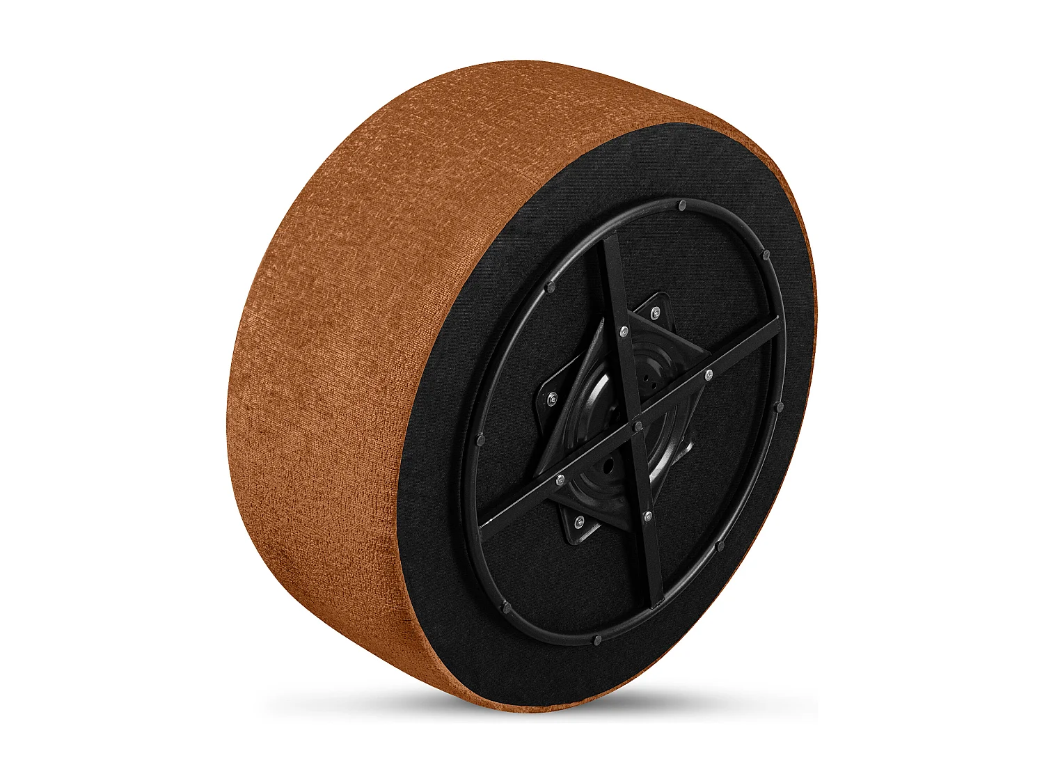 Puff im modernistischen Stil - rot - RAGGI