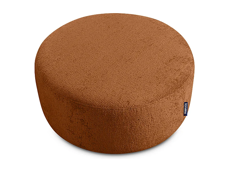 Puff im modernistischen Stil - rot - RAGGI