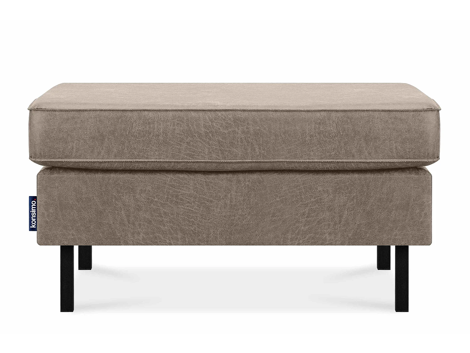 Hockerstuhl auf hohen Metallbeinen - hellgrau - INVIA