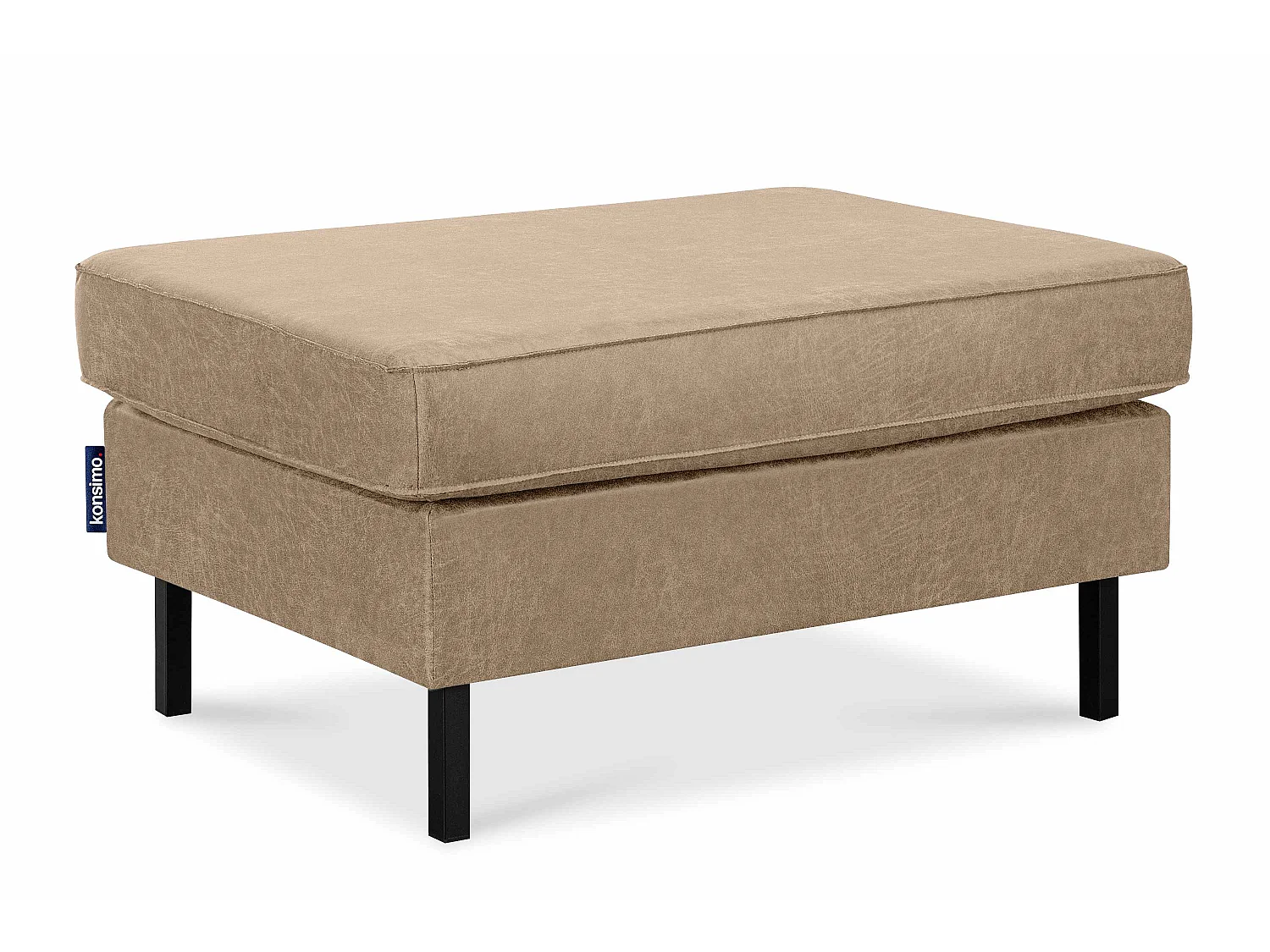 Hockerstuhl auf hohen Metallbeinen - beige - INVIA