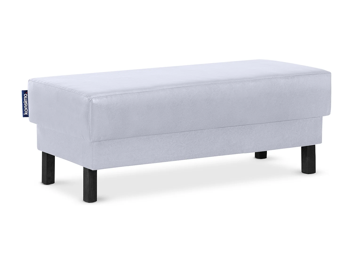 Sitzhocker auf hohen Holzbeinen - grau - ESPECTO