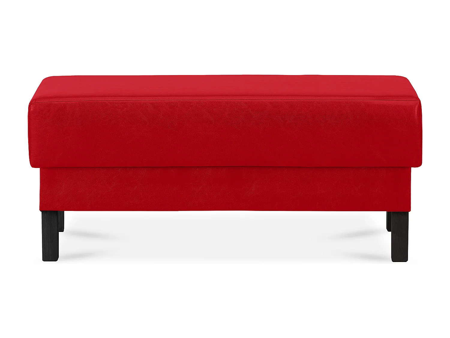 Sitzhocker auf hohen Holzbeinen - rot - ESPECTO