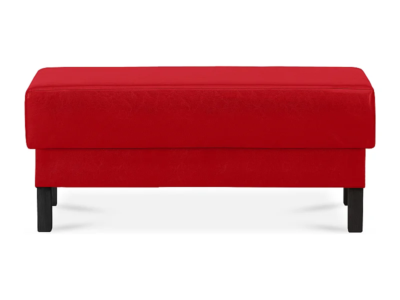 Sitzhocker auf hohen Holzbeinen - rot - ESPECTO