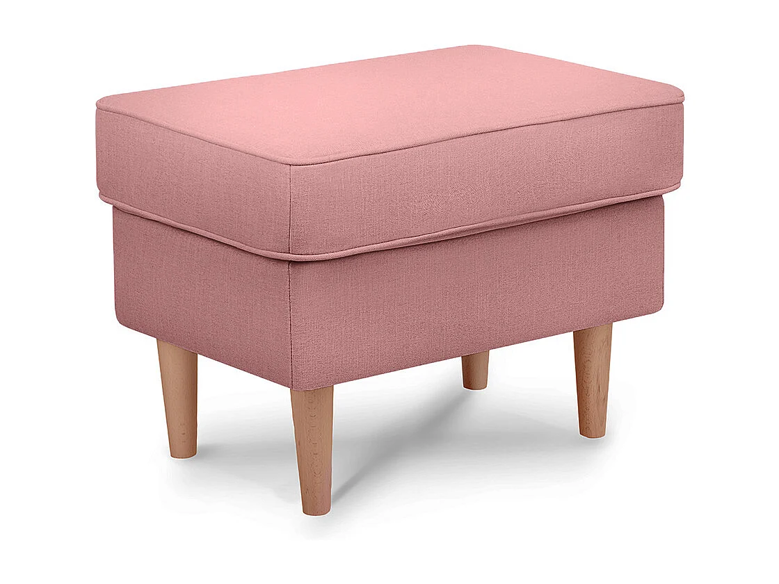 Sitzhocker zeitloses Design hohe Füße - rosa - STRALIS
