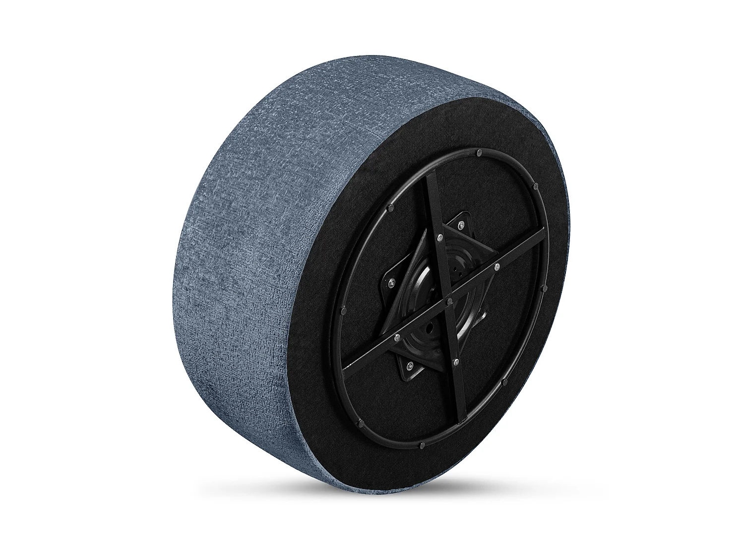 Puff im modernistischen Stil - dunkelblau - RAGGI