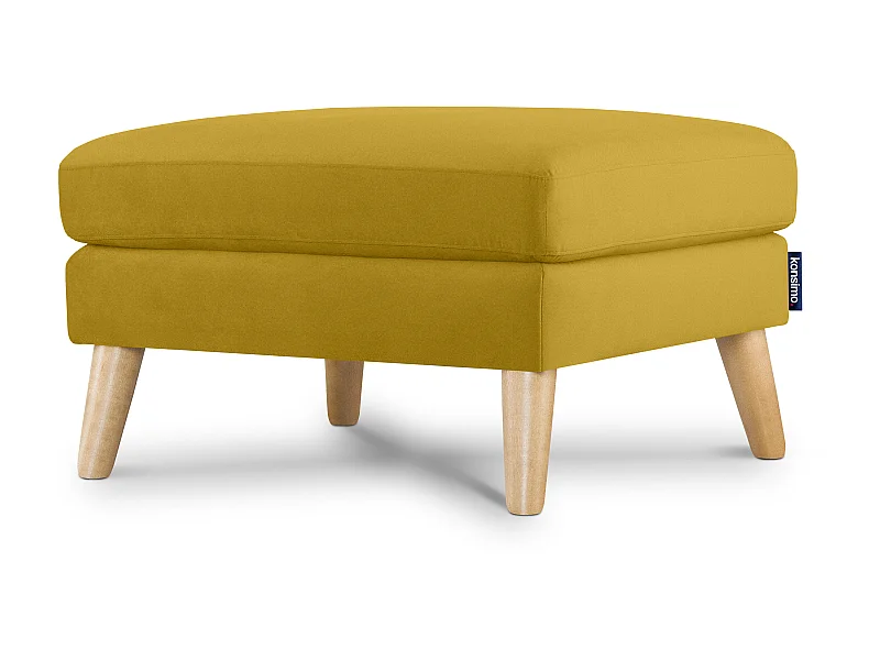Sitzhocker Pouffe - gelb - TAGIO