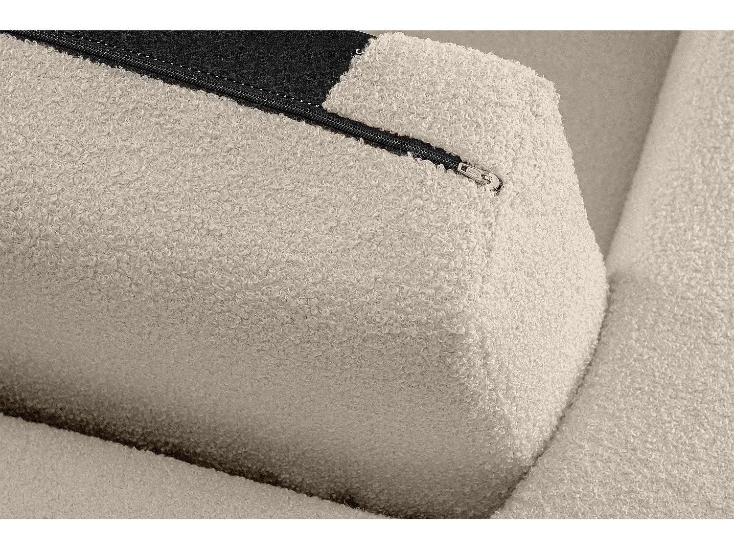 Sitzhocker Pouffe - creme - TAGIO