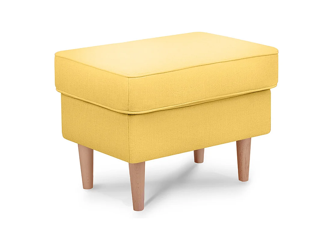 Sitzhocker zeitloses Design hohe Füße - gelb - STRALIS