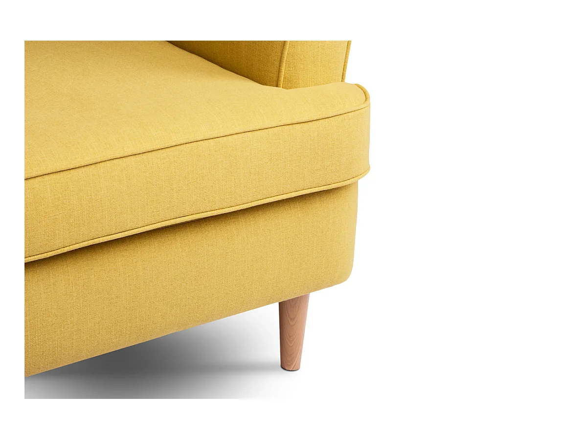 Sitzhocker zeitloses Design hohe Füße - gelb - STRALIS