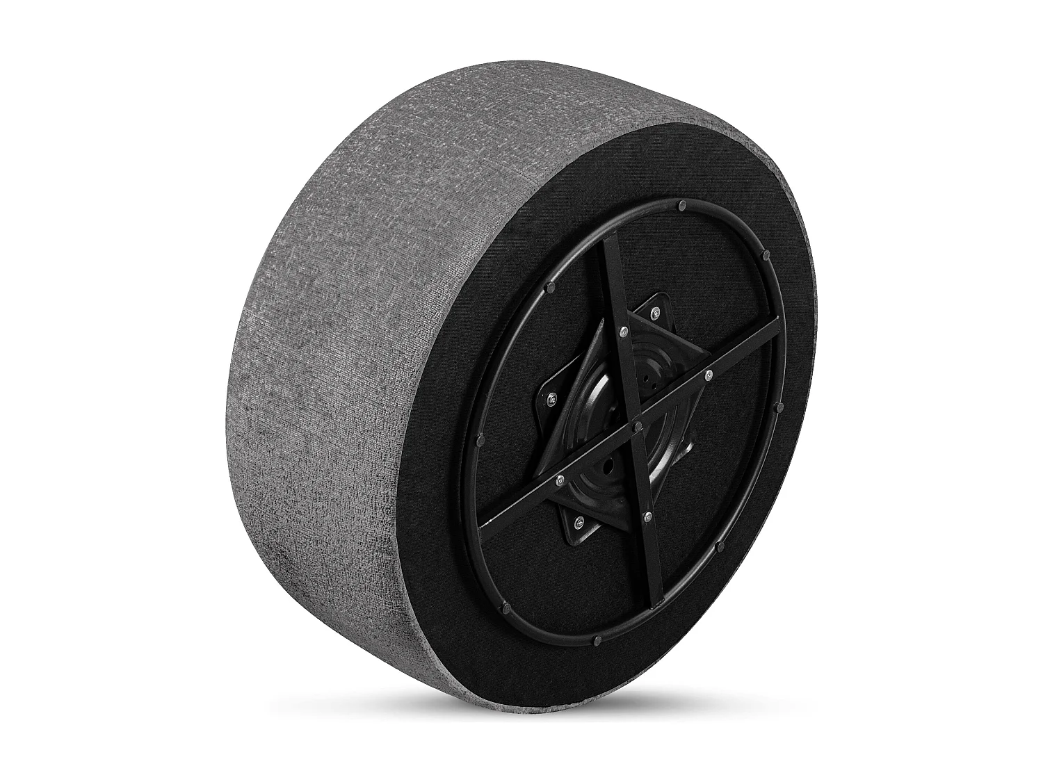 Puff im modernistischen Stil - grau - RAGGI