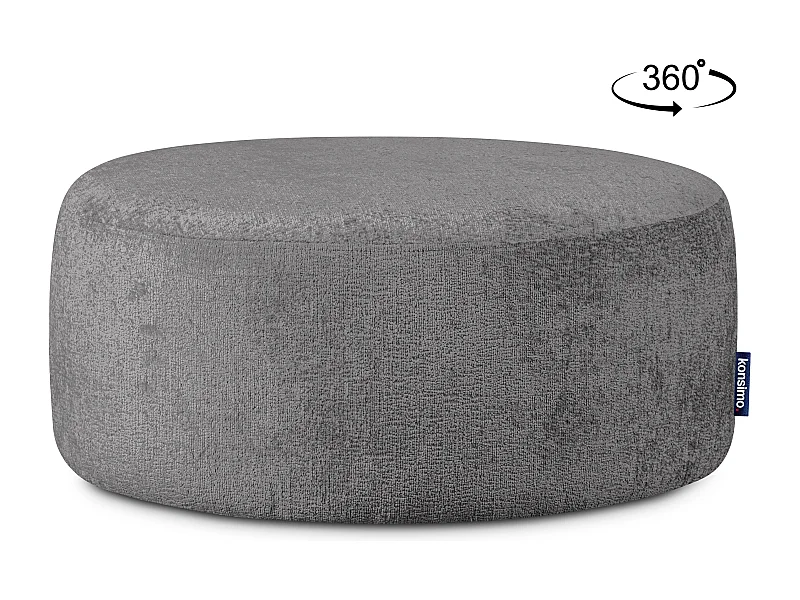 Puff im modernistischen Stil - grau - RAGGI