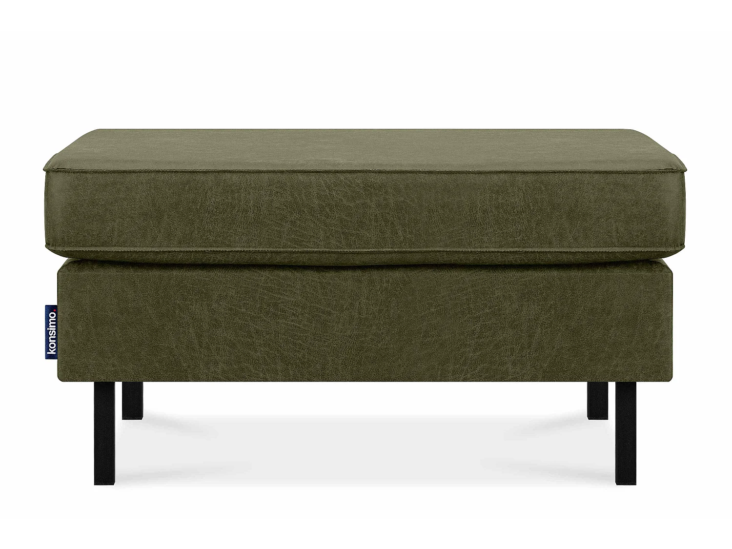 Hockerstuhl auf hohen Metallbeinen - grün - INVIA