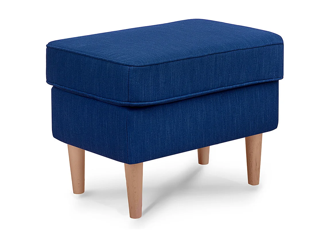 Sitzhocker zeitloses Design hohe Füße - dunkelblau - STRALIS