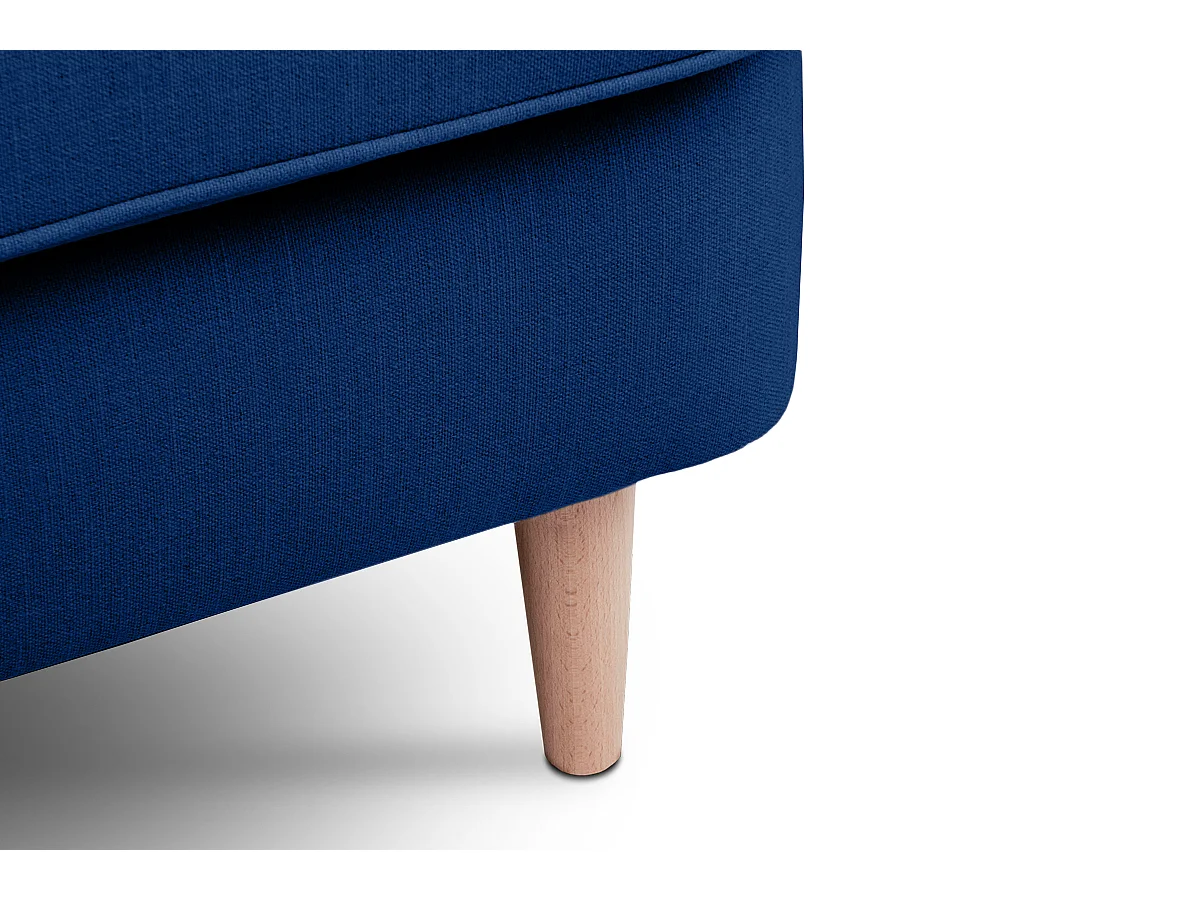 Sitzhocker zeitloses Design hohe Füße - dunkelblau - STRALIS