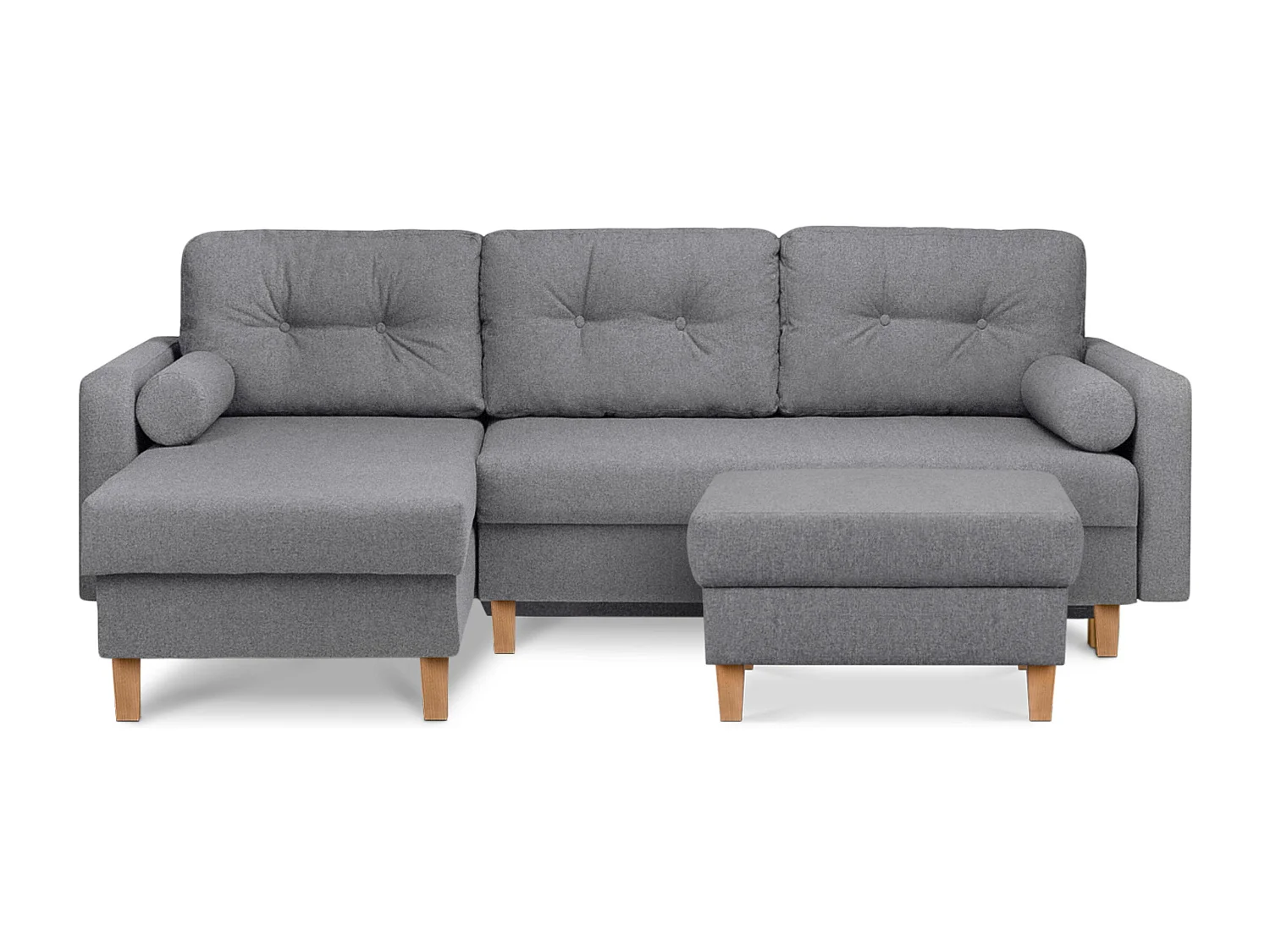 Sitzhocker Polsterhocker aufklappbarer - dunkelgrau - ERISO