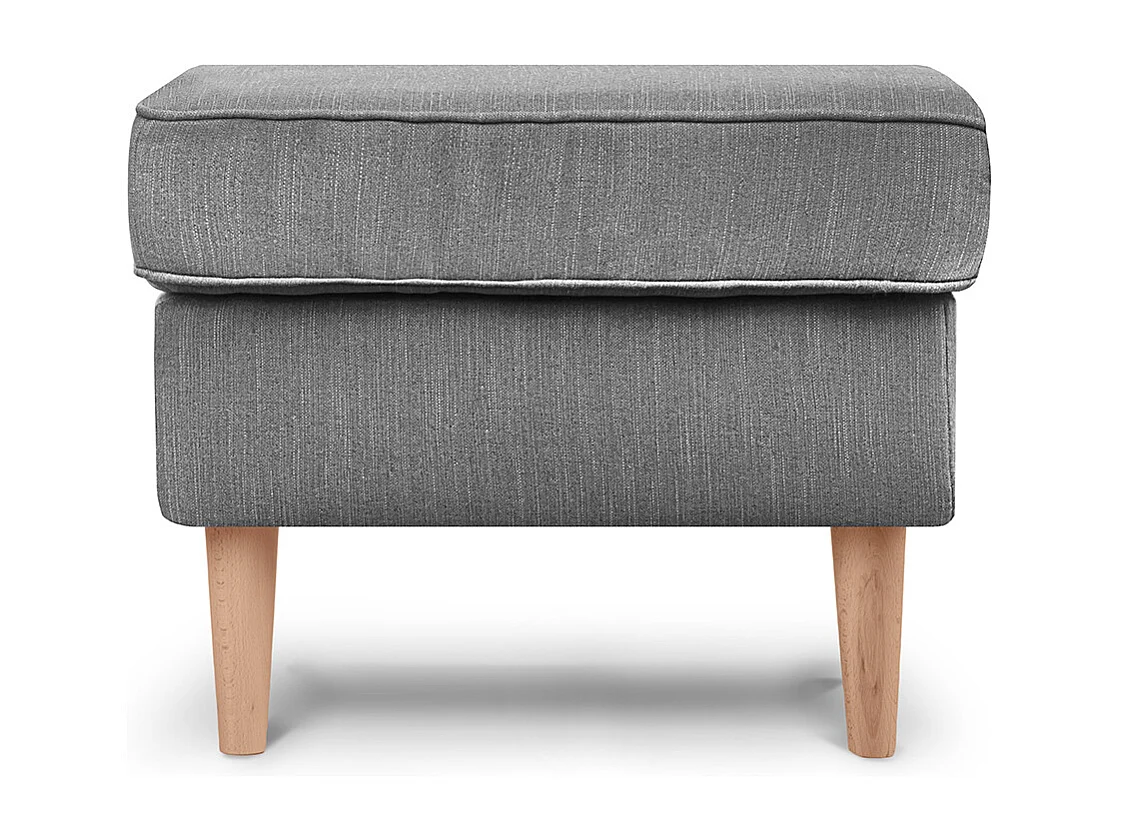 Sitzhocker zeitloses Design hohe Füße - grau - STRALIS