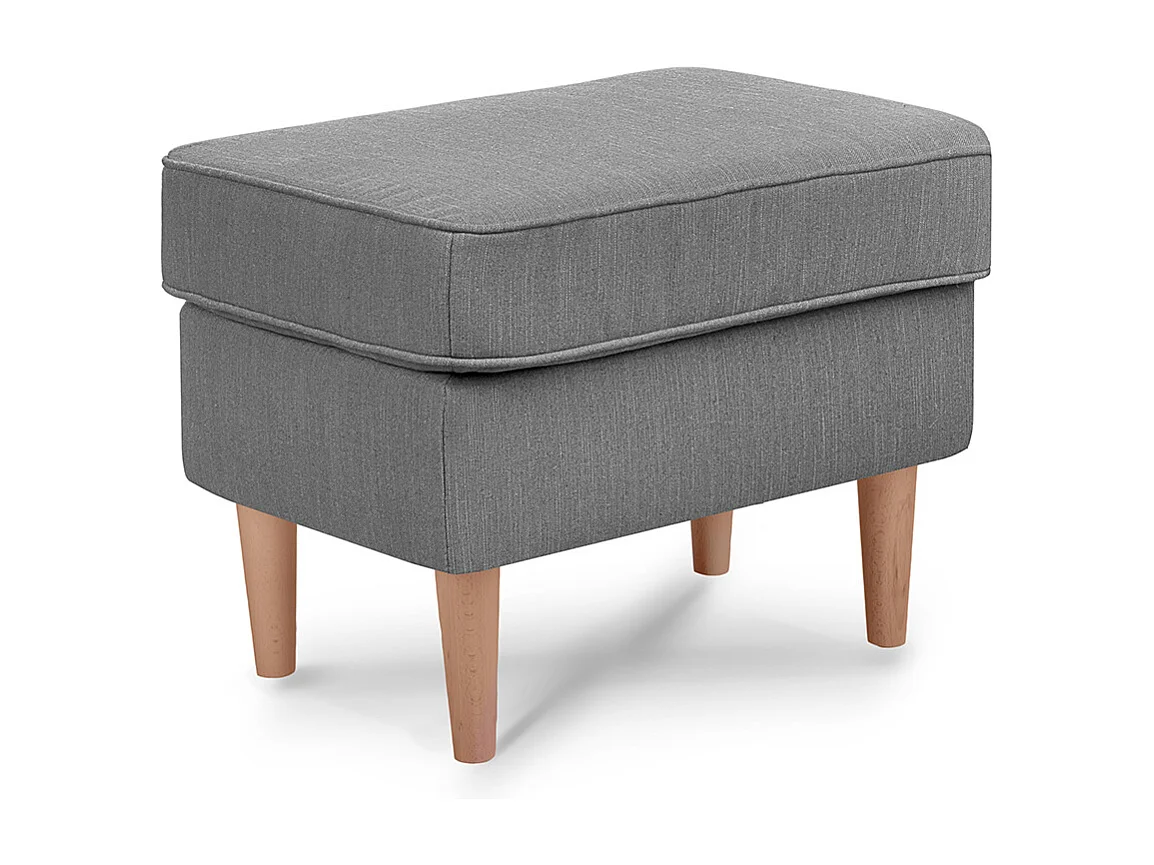 Sitzhocker zeitloses Design hohe Füße - grau - STRALIS