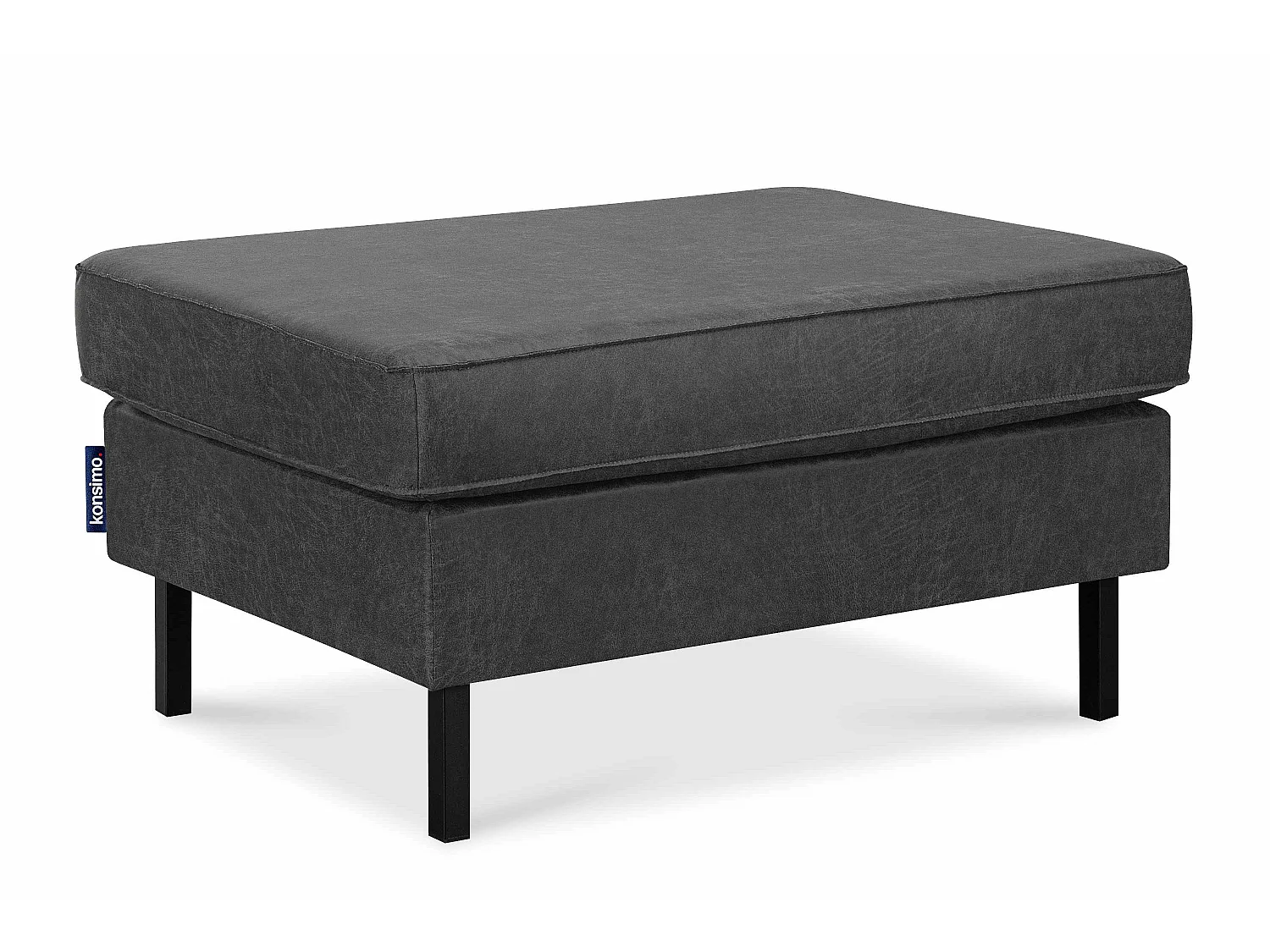 Hockerstuhl auf hohen Metallbeinen - dunkelgrau - INVIA