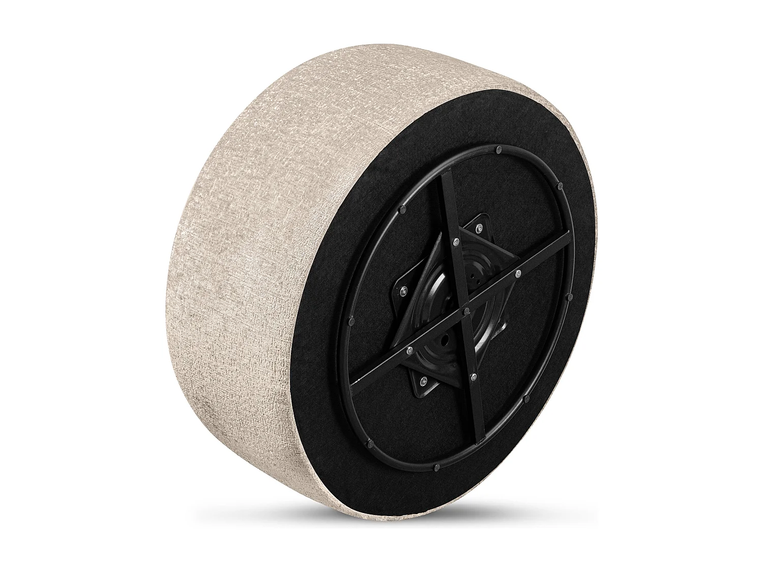 Puff im modernistischen Stil - grau - RAGGI