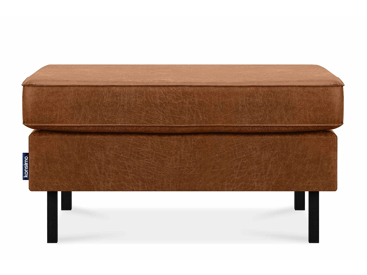 Hockerstuhl auf hohen Metallbeinen - rot - INVIA