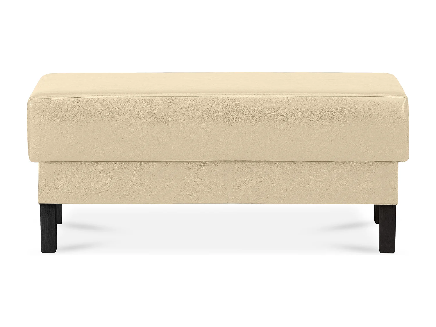 Sitzhocker auf hohen Holzbeinen - Ecru - ESPECTO