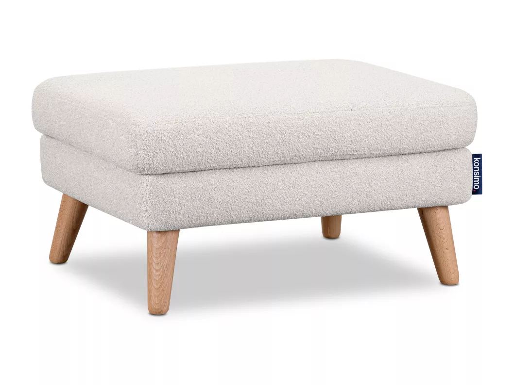 Kauf Unique Sitzhocker Pouffe - weiss - TAGIO