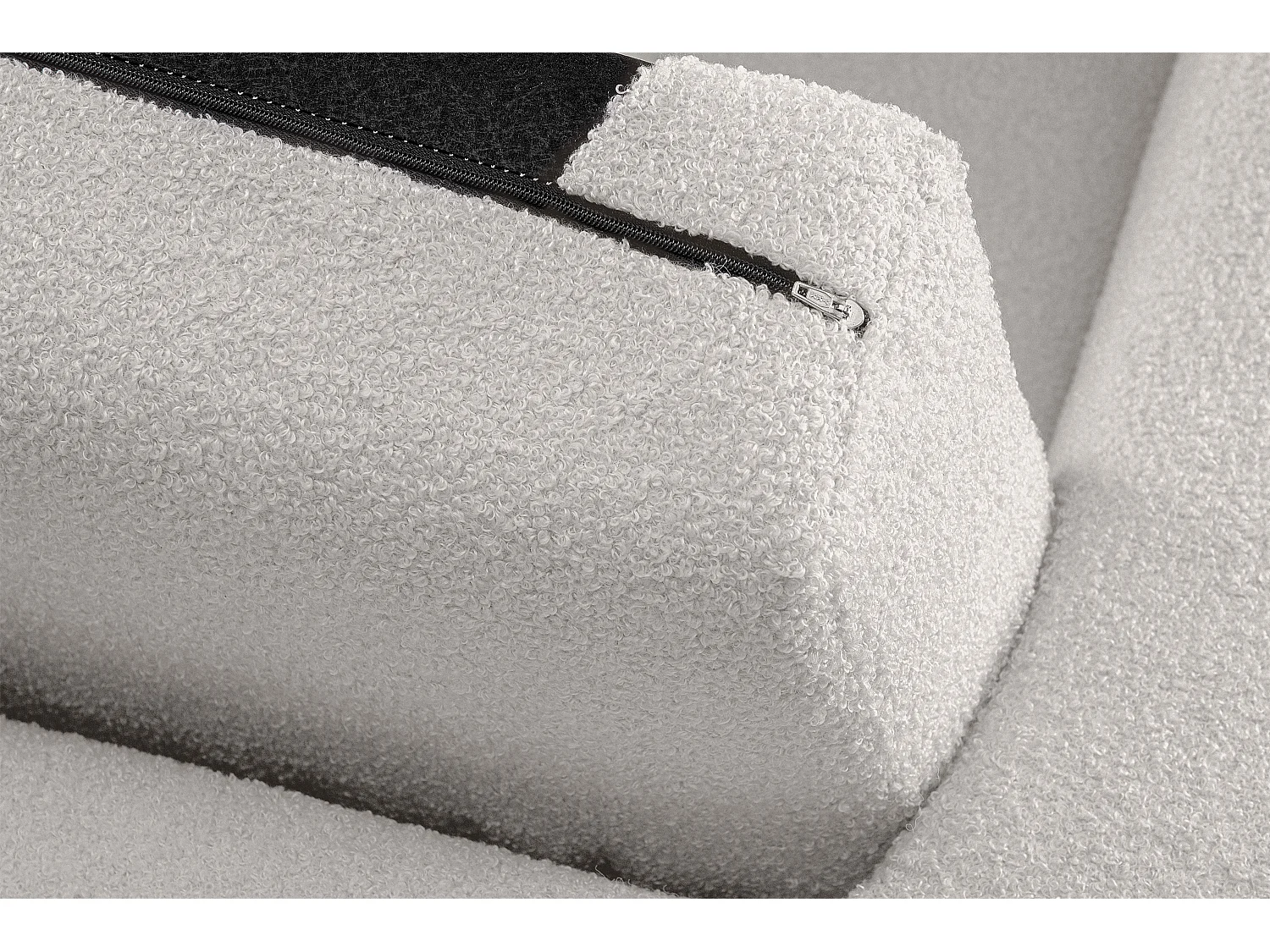 Sitzhocker Pouffe - weiss - TAGIO