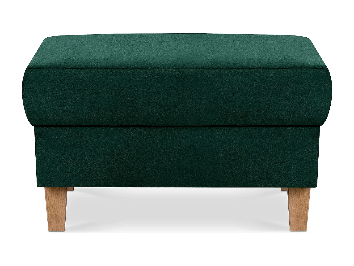 Sitzhocker Polsterhocker aufklappbarer - dunkelgrün - ERISO