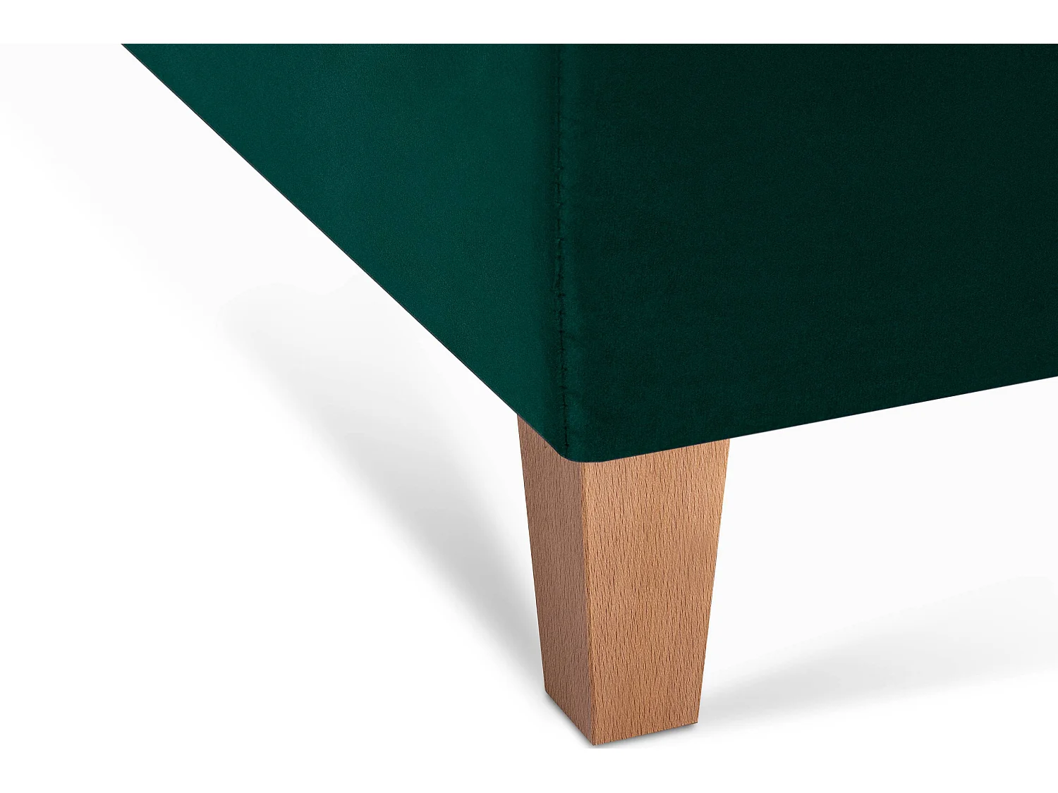 Sitzhocker Polsterhocker aufklappbarer - dunkelgrün - ERISO