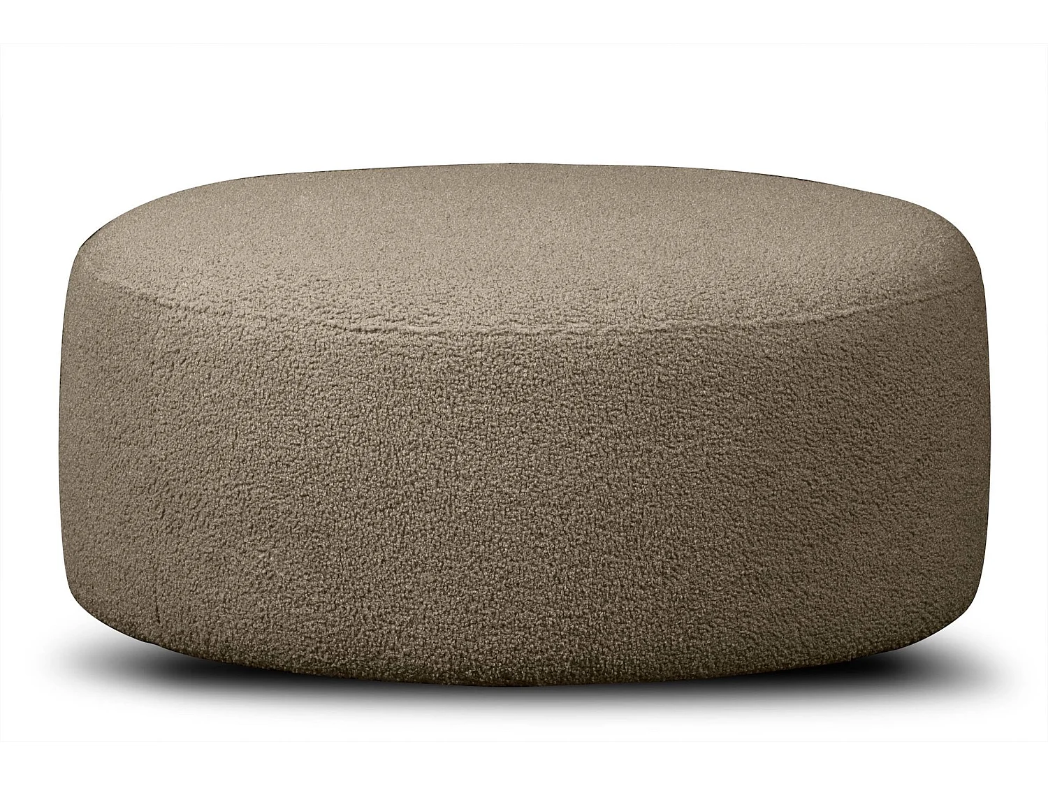 Puff im modernistischen Stil - dunkelbeige - RAGGI