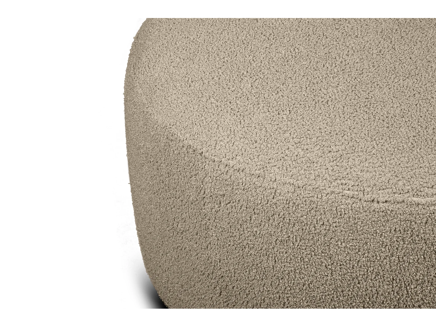 Puff im modernistischen Stil - Graubeige - RAGGI