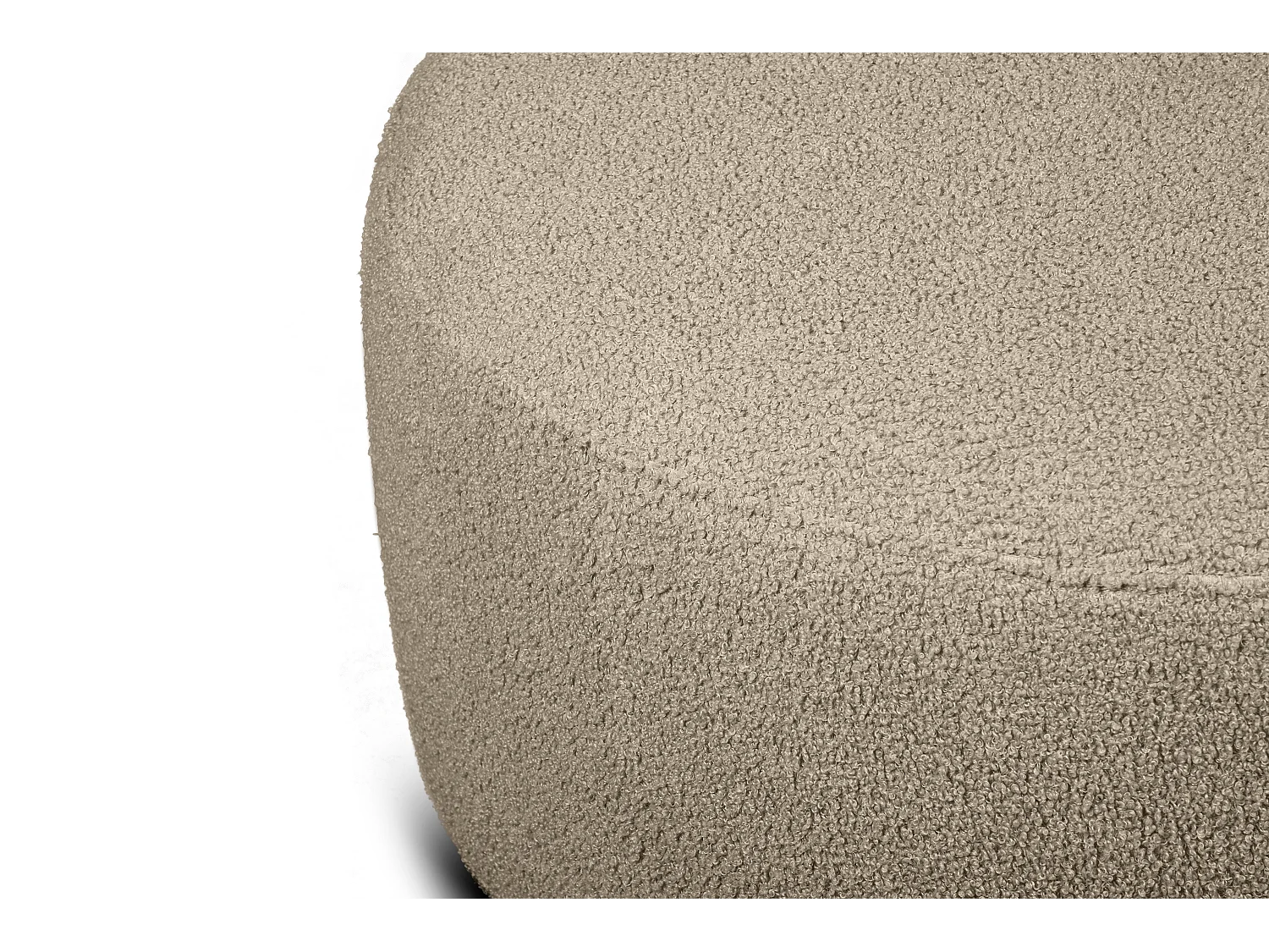 Puff im modernistischen Stil - Graubeige - RAGGI