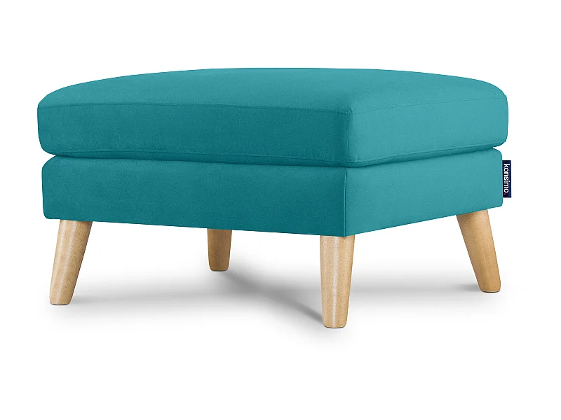 Sitzhocker Pouffe - türkis - TAGIO