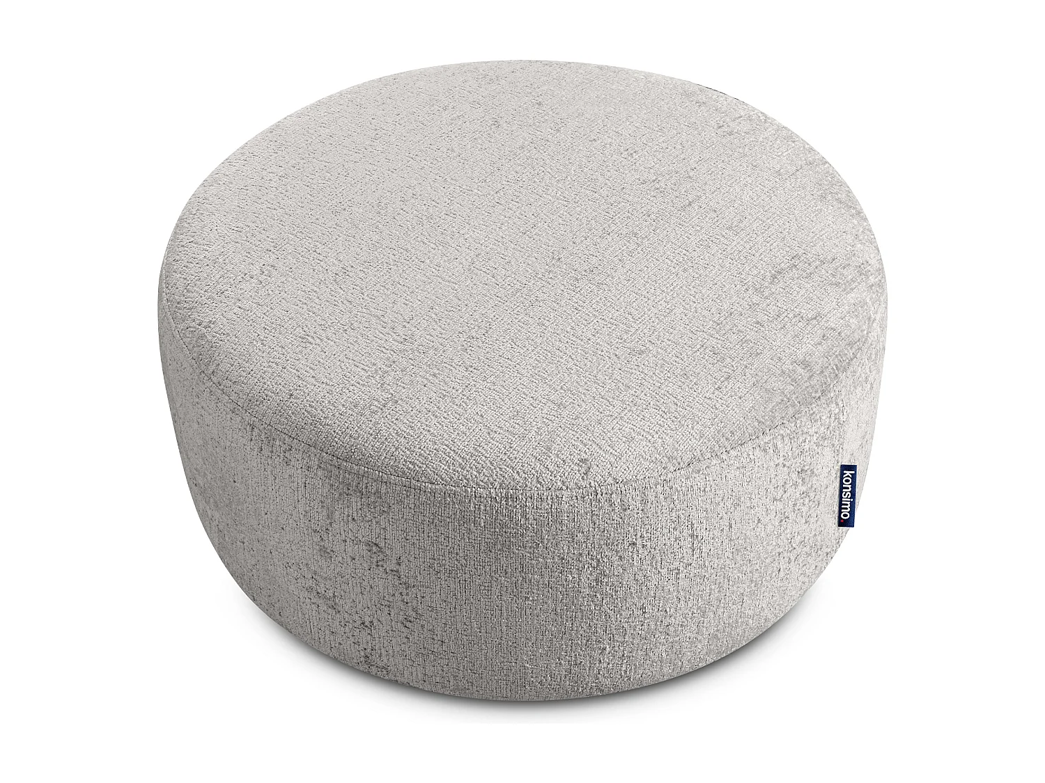 Puff im modernistischen Stil - aschgrau - RAGGI