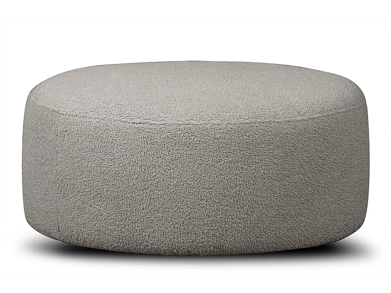 Puff im modernistischen Stil - hellgrau - RAGGI