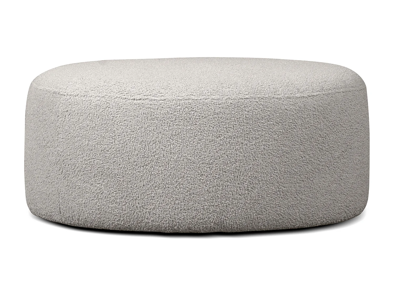 Puff im modernistischen Stil - hellgrau - RAGGI