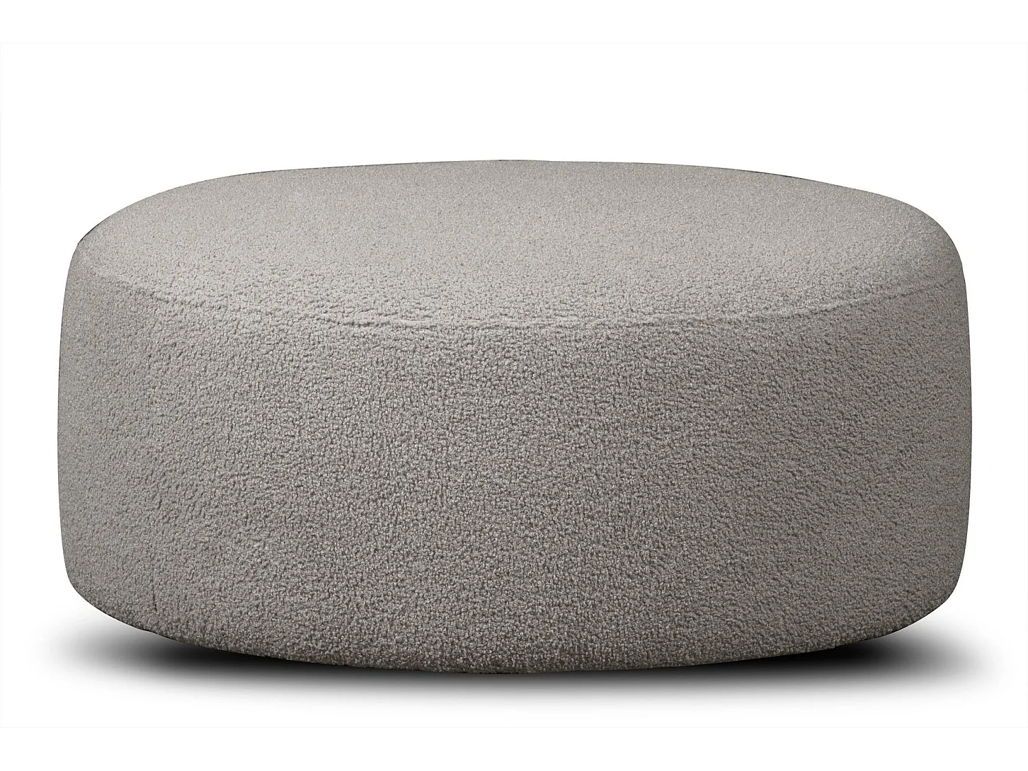 Puff im modernistischen Stil - hellgrau - RAGGI