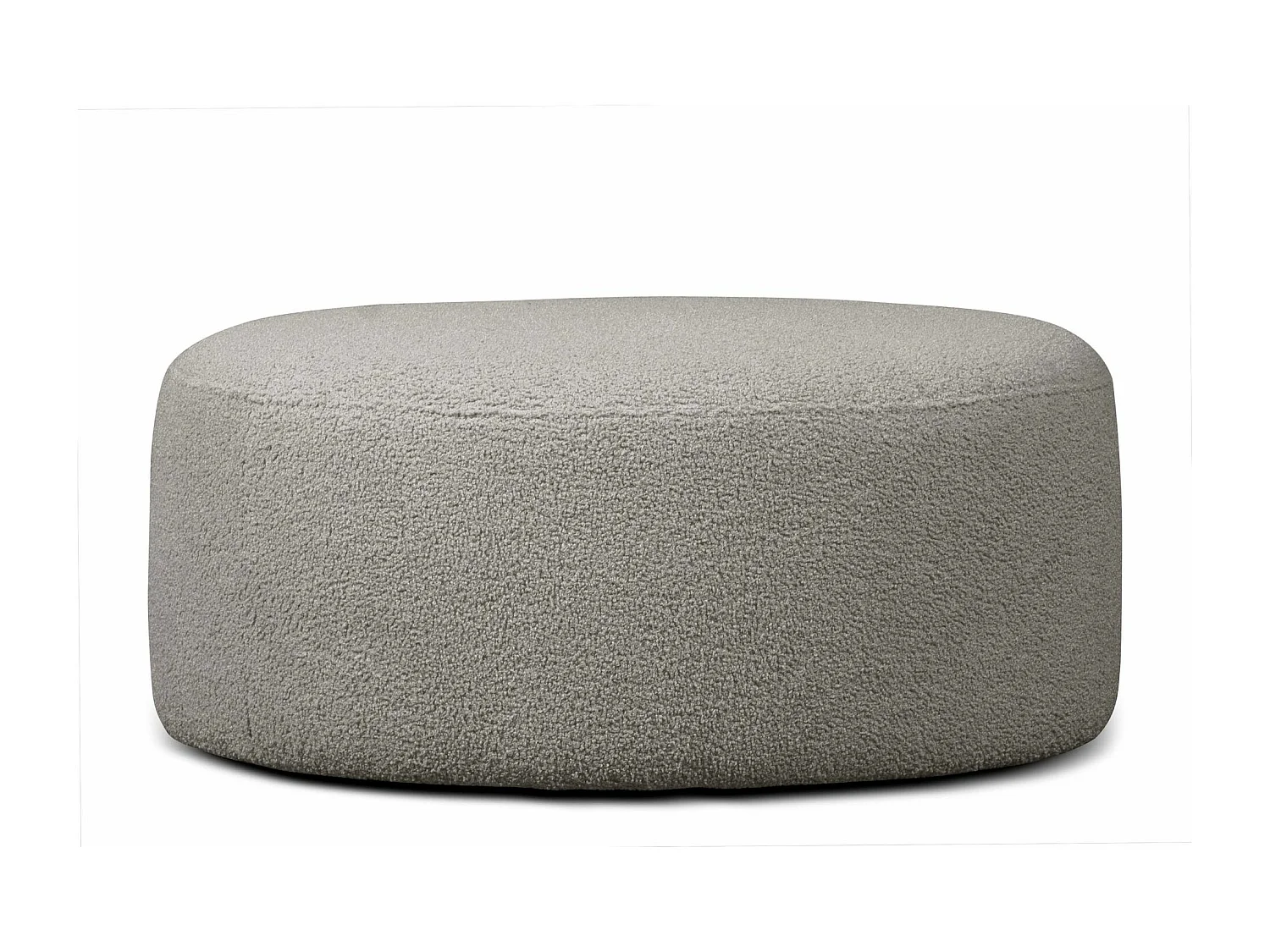 Puff im modernistischen Stil - hellgrau - RAGGI