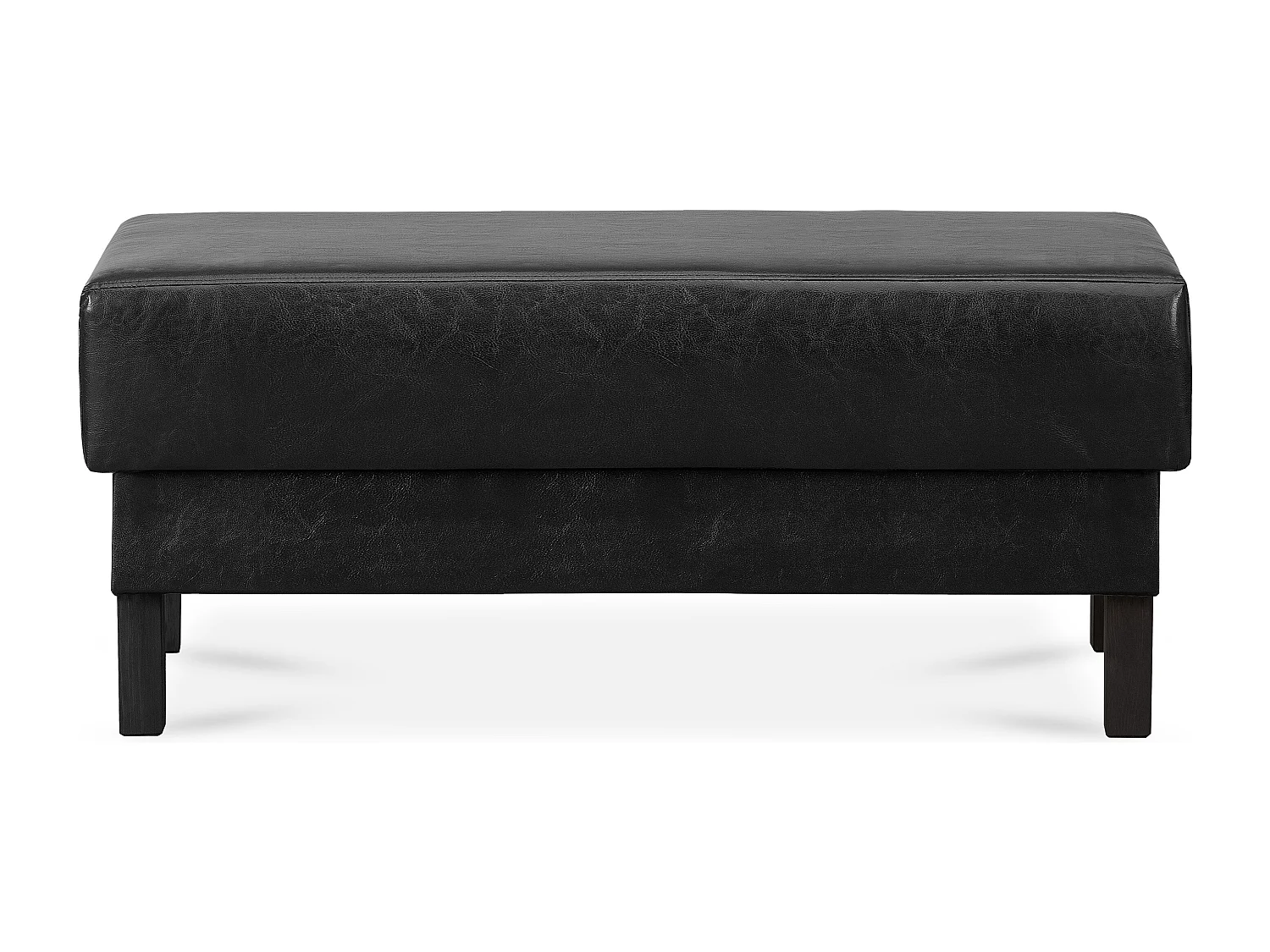 Sitzhocker auf hohen Holzbeinen - schwarz - ESPECTO