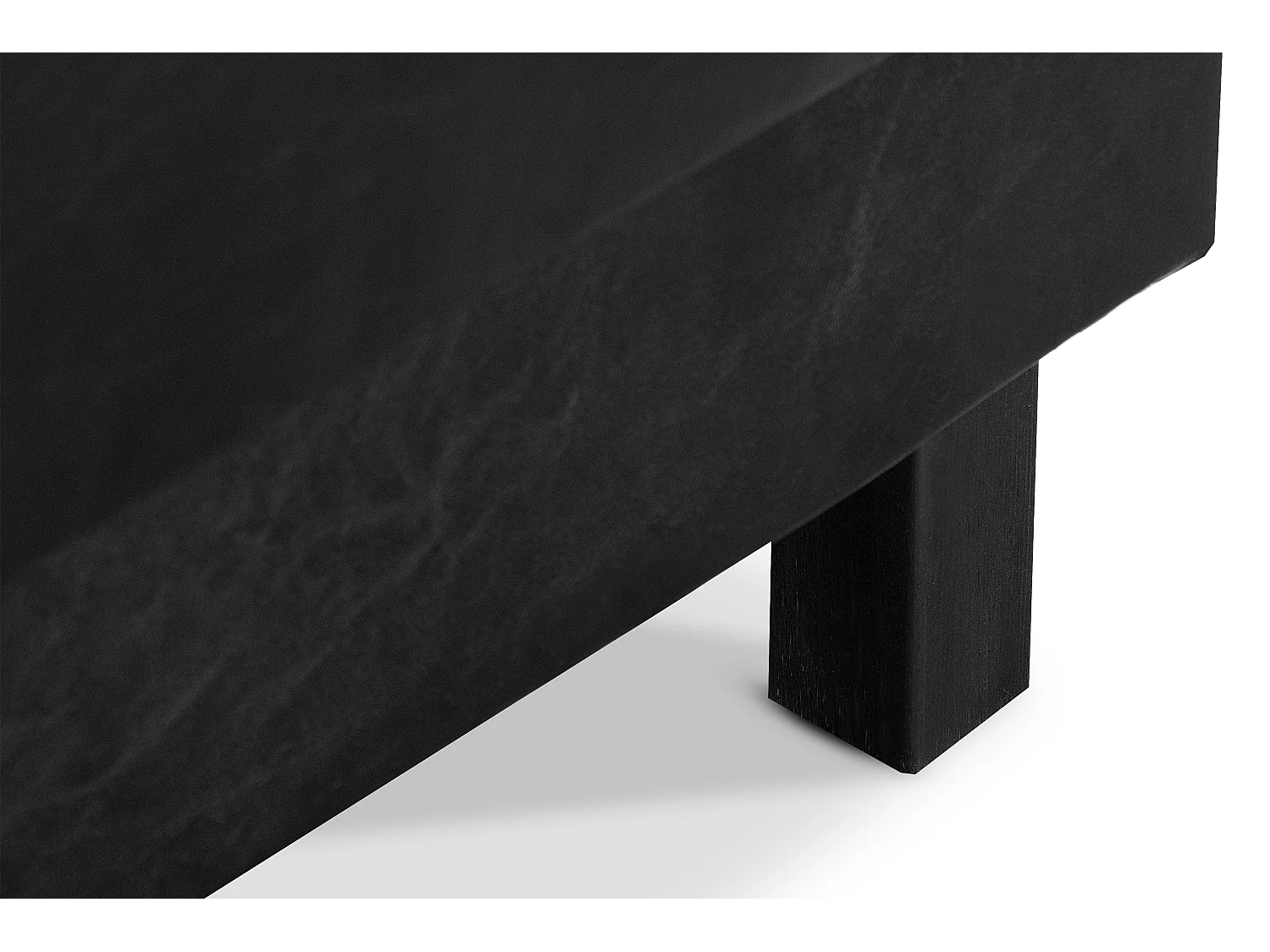 Sitzhocker auf hohen Holzbeinen - schwarz - ESPECTO