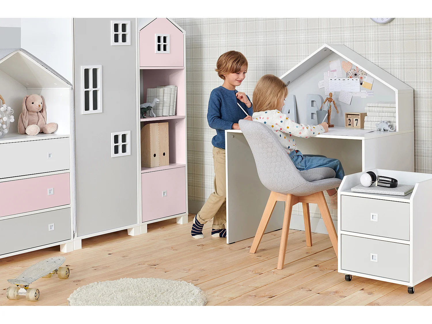 Rollcontainer - Weiß - MIRUM