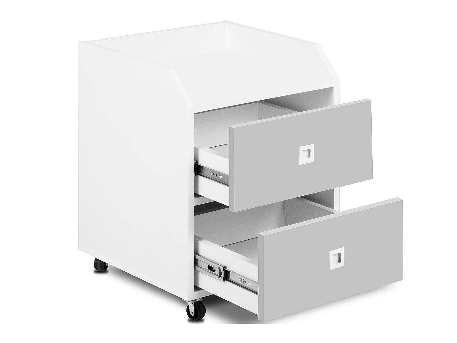 Rollcontainer - Weiß - MIRUM