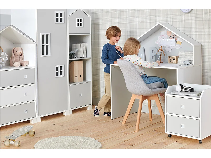 Kindermöbel-Set  (6er-Set) - Weiß - MIRUM