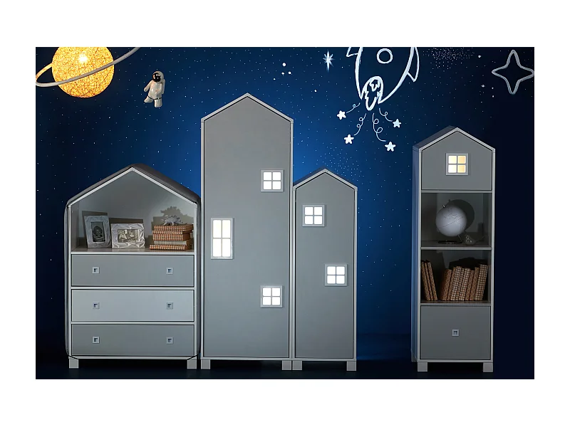 Kindermöbel-Set  (4er-Set) - Weiß - MIRUM