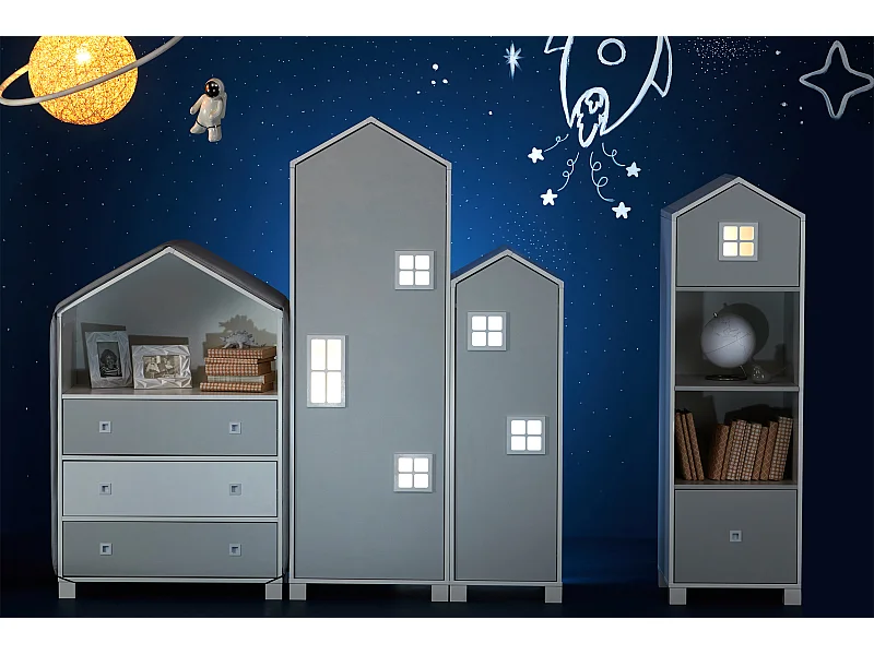 Kindermöbel-Set  (4er-Set) - Weiß - MIRUM