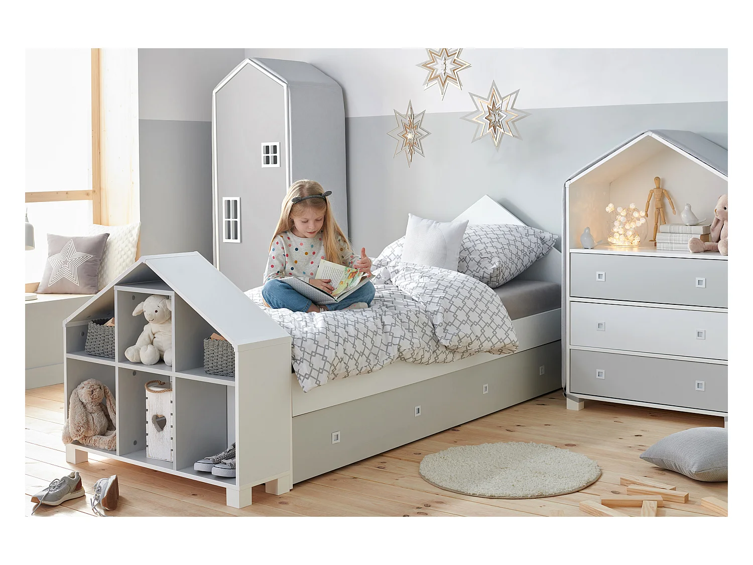 Kindermöbel-Set  (6er-Set) - Weiß - MIRUM