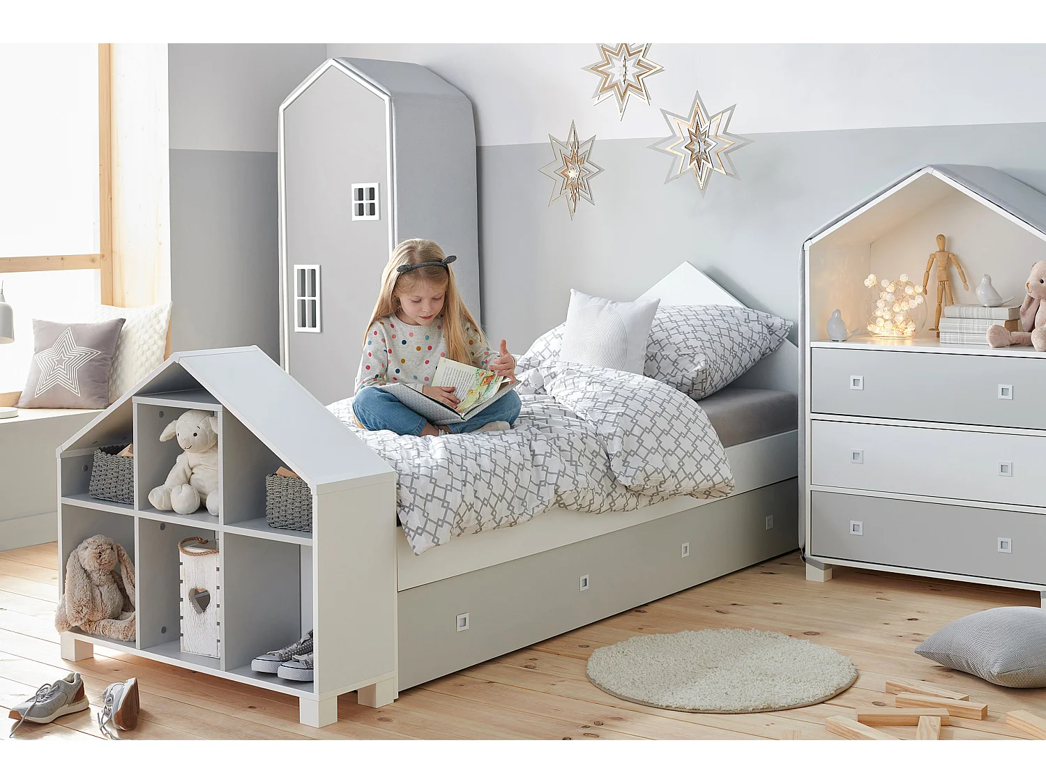 Kindermöbel-Set  (6er-Set) - Weiß - MIRUM