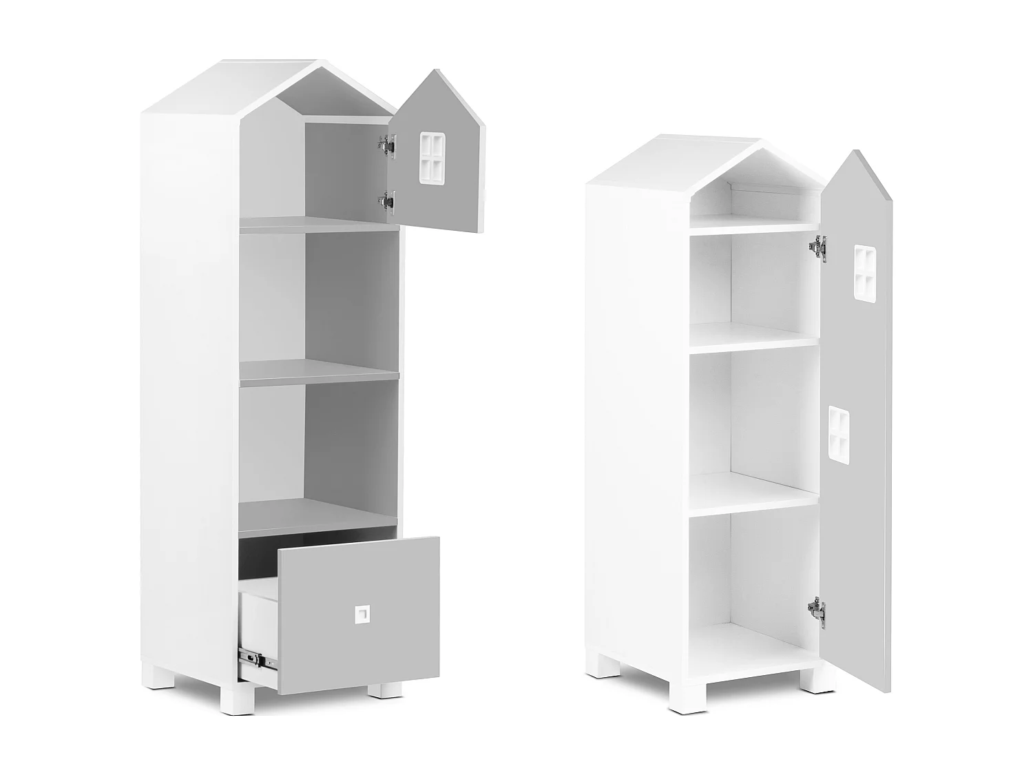 Kindermöbel-Set  (6er-Set) - Weiß - MIRUM